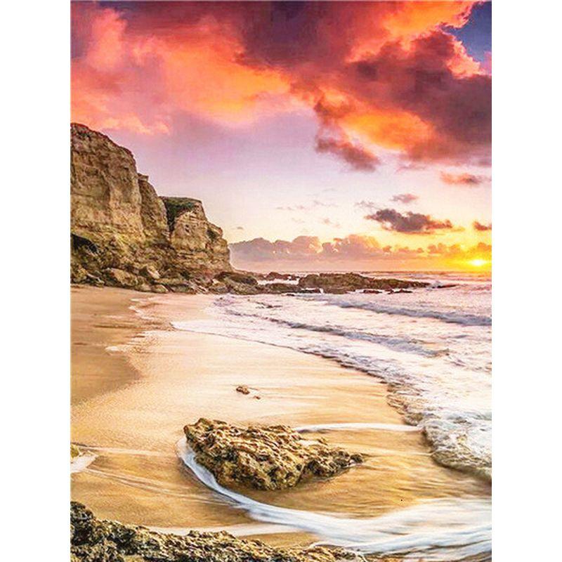 DIY 5D Diamantmalerei Landschaft Neuankömmling Landschaft Diamantstickerei Heimdekor Bastelset