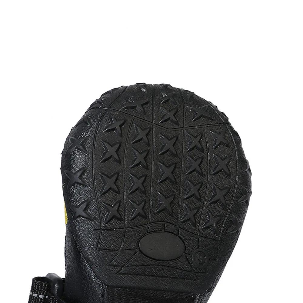 Dog Shoes for Large Dogs Medium Dog Boots & Paw Protectors for Winter Snowy Day Summer Hot Pavement Waterproof Anti Slip Sole