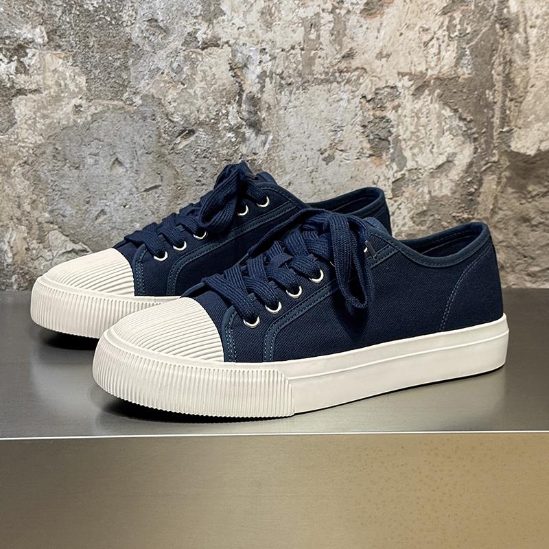 Fashion Casual Flats 2025 New Comfortable Canvas Sneakers Mens Outdoor Non-slip Thick Bottom Board Shoes Tennis Sneakers Vulcanize Shoes