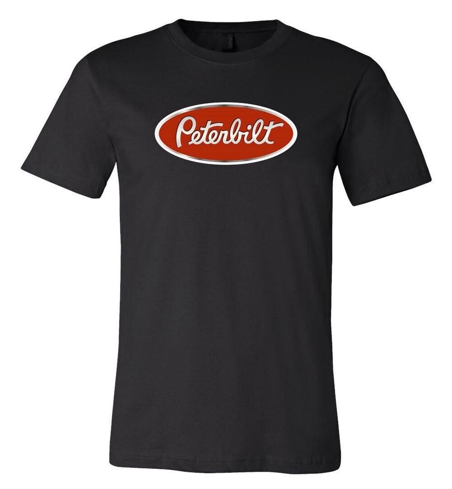 Peterbilt Main logo Graphic T-Shirts Cotton Tee NEW S-5XL Unisex T-Shirt S