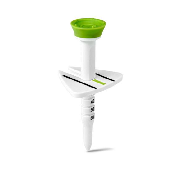 4 pezzi 77 mm tee da golf 5 livelli altezza di posizionamento regolabile linea di mira supporto per palline rotonde aiuto per l'allenamento del golf punta accessori per il golf