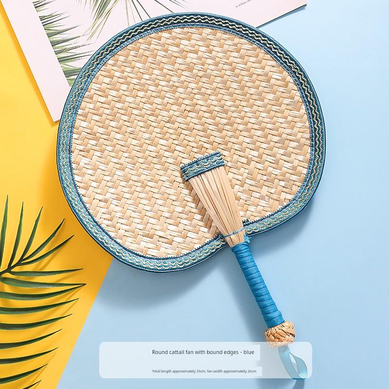 Summer Portable Large Palm Leaf Fan, Traditional Style for Children and Babies, Summer Cooling Hand Fan, Small Banana Leaf Fan
