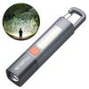 Led Torch Light Xpe Super Bright Flashlight With Hook Camping Light Rechargeable Zoomable Waterproof