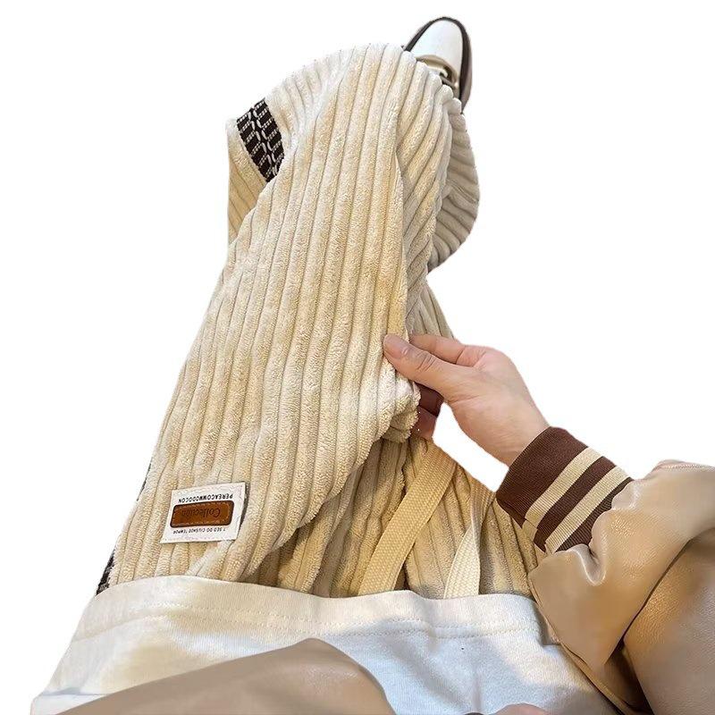 Vintage Corduroy Wide-Leg Chenille Pants for Men