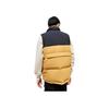 Li Ning Sports Trend Series Color Block Warm Stand Collar Down Vest Men Vests Brown AMRR027-4