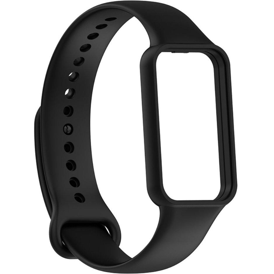 Silicone Strap for Xiaomi Amazfit Band 7, Black