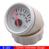 Red Backlight 52 Mm Gauge Marine Voltmeter 8-16 Volts For Caravan Car Boat Motorcycle Volt Meter Automobile Gauge 12V