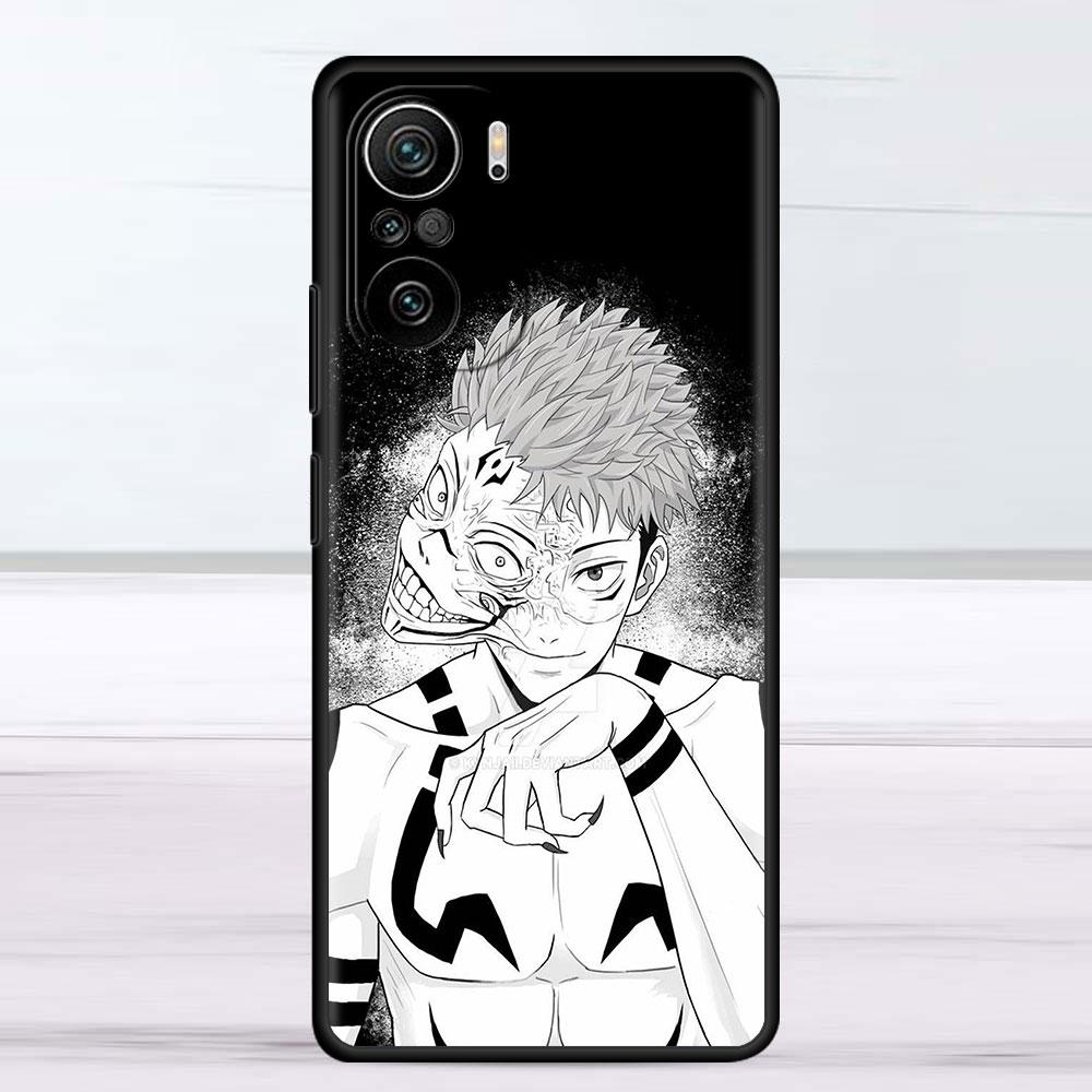 Hülle für Xiaomi Redmi Note 11 9S 10 9 8 7 9A 9C 9i K40 8T 10C 9T K50 Silikon Handyhülle Niedliches Jujutsu Kaisen Anime
