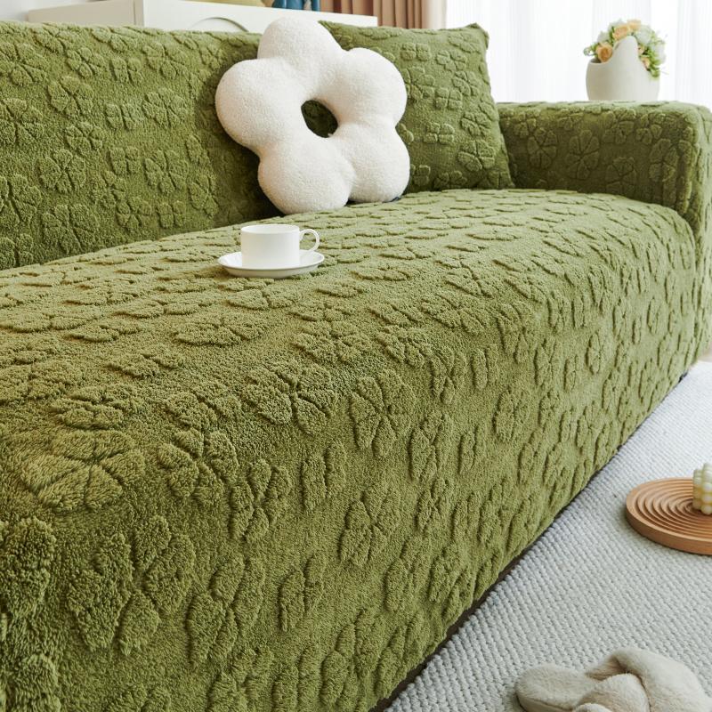 

Эластичный чехол для дивана, универсальный, простой, современный, однотонный, тканевый чехол для диванной подушки, зимний, плюшевый, легкий, роскошный 90—140cm