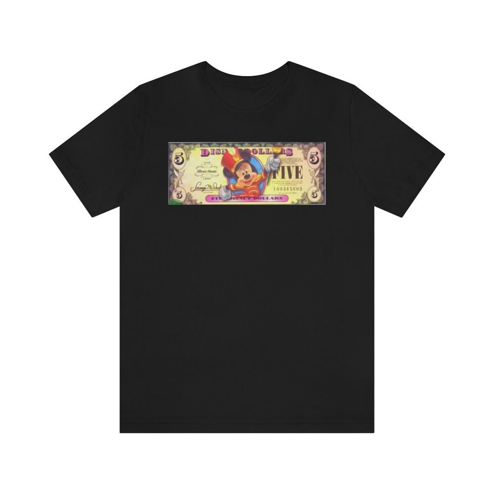 Tee DISNEY DOLLARS $5 MICKEY MOUSE Unisex T-Shirt XXXL