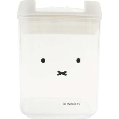 Okato Miffy Storage Container Features a Miffy Easy Lock with a Flip of the Clear Container for Easy Viewing of Wide X Deep X 10cm High Canister,