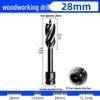 Dain High-Hardness Electric Wrench Woodworking Drill Bit Holder & Short Twist Drill Wood Hole Expander.