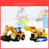 Colorful Electric Excavator Toy With Cool Lights And Music For Kids Fun Playtime