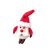 Christmas Tree Decorations Felt Ornament, Handmade Wool Santa Candy Cane House Winter Holiday Decor Snowman Hanging for Tree, Home Party Unique