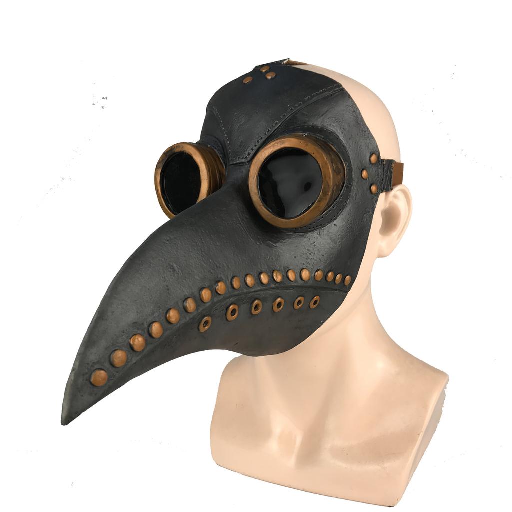 Lustige Latex Steampunk Pest Arzt Vogel Maske Cosplay Lange Nase Halloween Maskerade Kostüm Requisiten