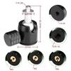 Mini Ball Head Panoramic Tripod Head 1/4'' 3/8" M4 M5 M6 Screw Hole Mount For Camera Camcorder Monitor Smartphone Light Mic