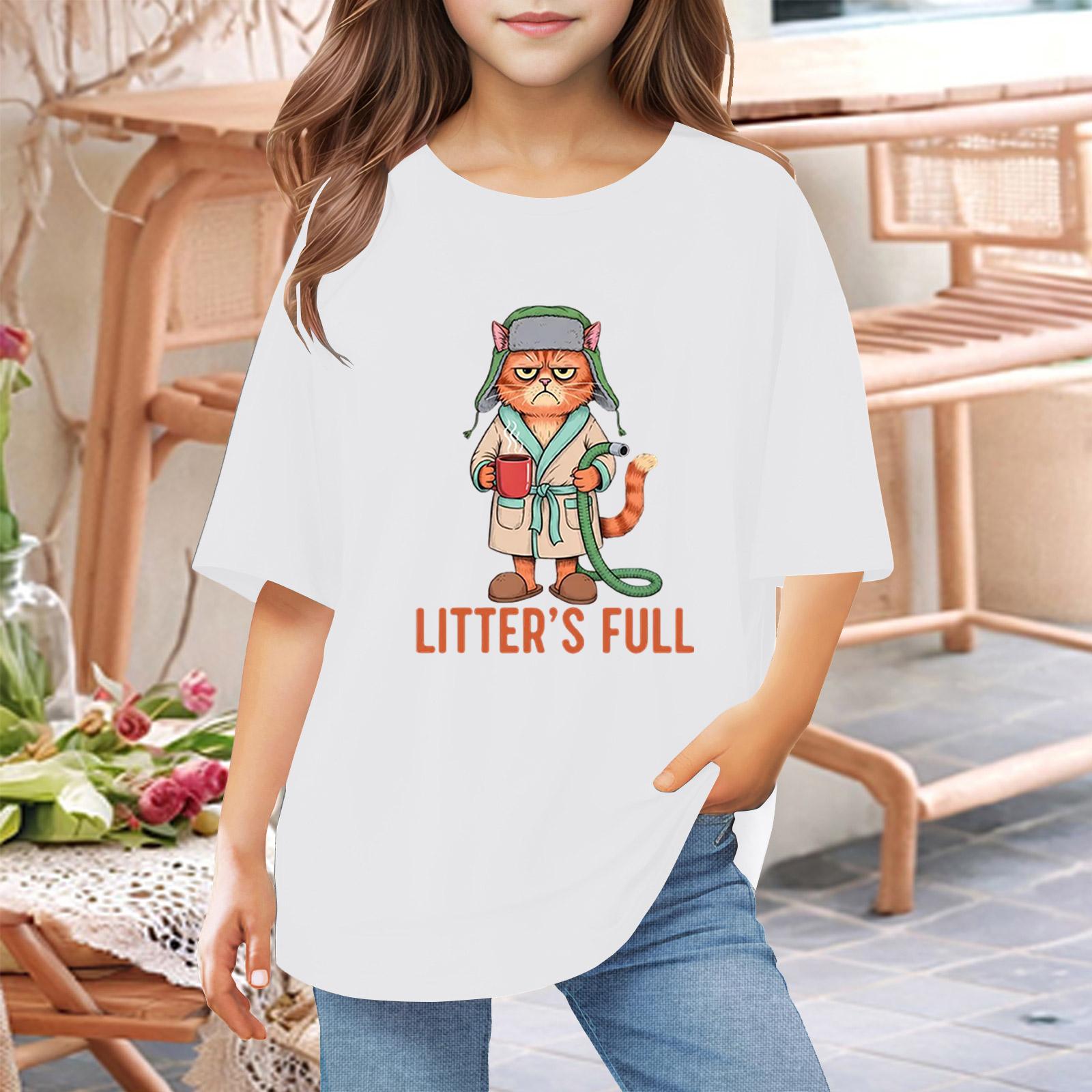 

Футболки для малышей, девочек и мальчиков, детские футболки с короткими рукавами и принтом для мальчиков и девочек 1-12 лет 160