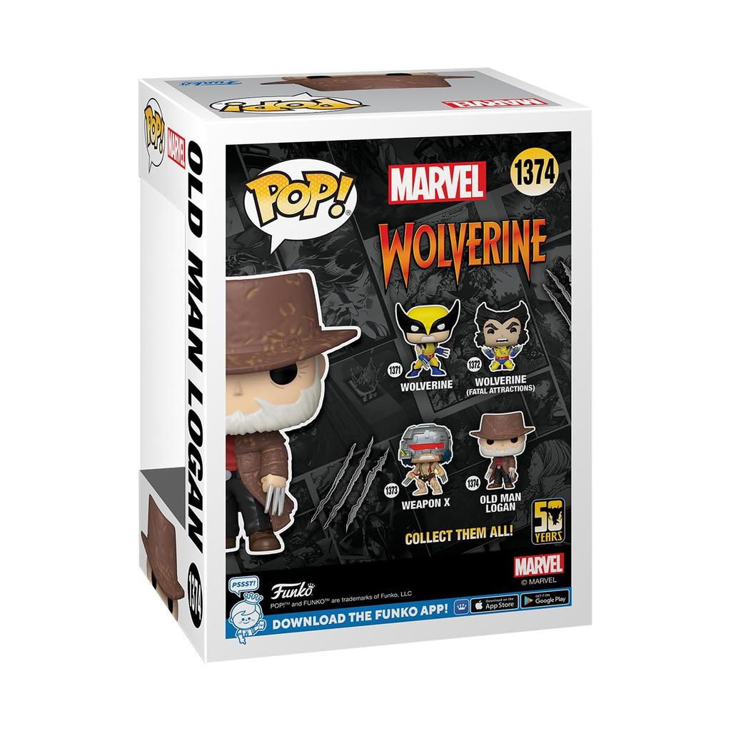 Marvel Wolverine Alter Mann Logan Ultimativer Alter Mann Logan Figur Funko Wolverine 50. Jubiläum Marvel Funko