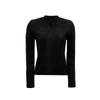 Veromoda Women's Waterdrop Stand Collar Bamboo Jacquard Long Sleeve Knit Sweater