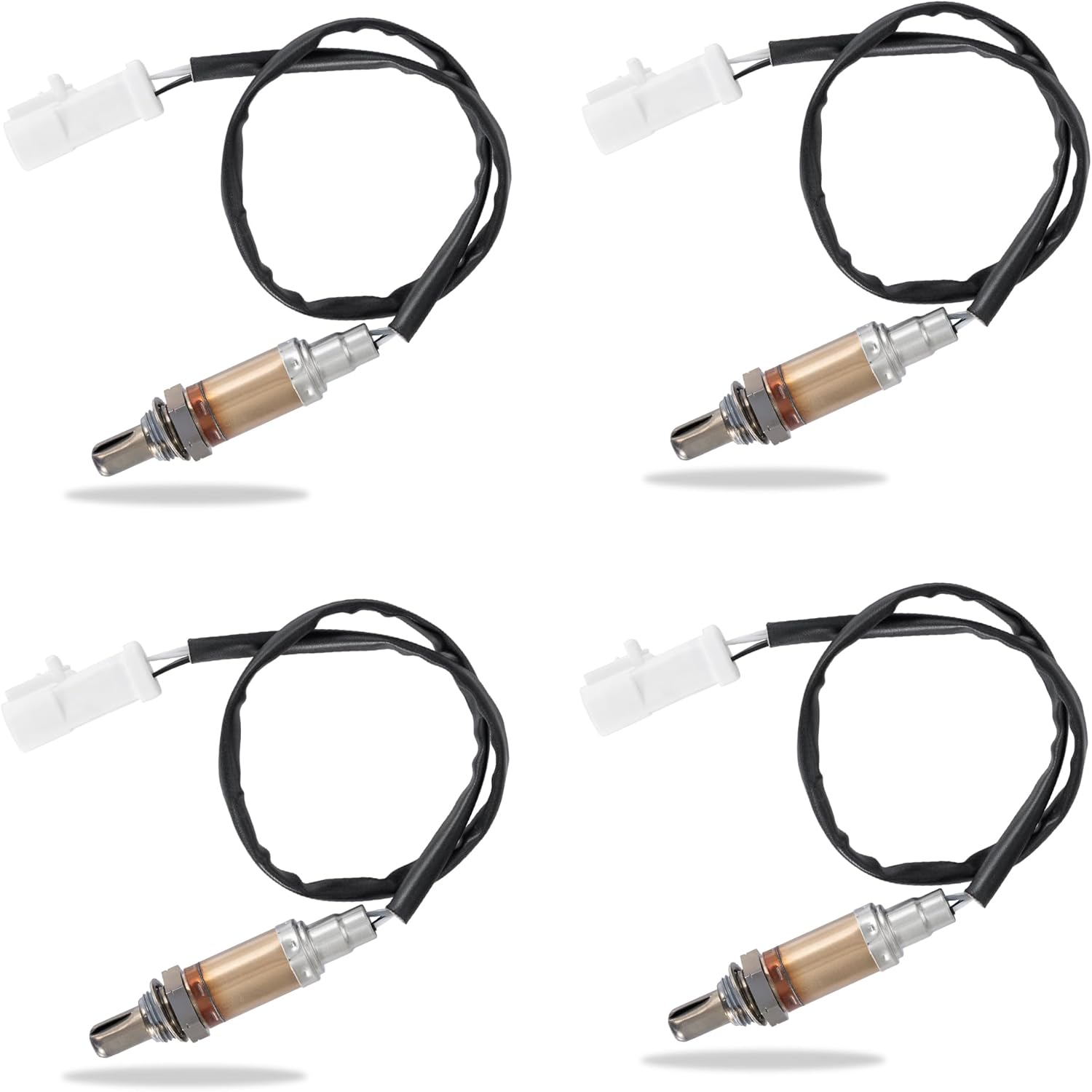 MOSTPLUS Oxygen Sensor Front Rear Down/Upstream Compatible with Ford Mercury (Set of 4) Replace 11171843 15717