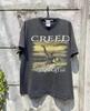 Creed 1999 Band Human Clay Tour Tricou Unisex Negru cu Mânecă Scurtă Vtg KH12675 Tricou Unisex