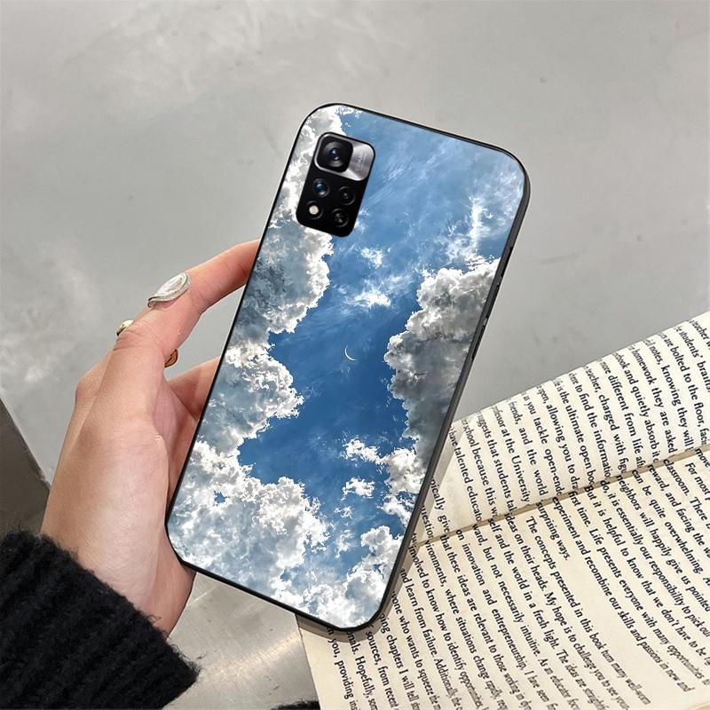 Clound Moon Star Night Funda Phone Case For Xiaomi Redmi Note 14 Pro 14 13 12 11 10 Pro 14S 12S 11S Redmi 14C 13C 10