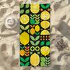 lemon Art Towel For Swim Yoga Gym Quick Drying Soft and skin-friendly Beach Towels All-Season
