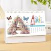  2026 Desk Calendar Standing Calendar Desktop Calendar Office Calendar Painting Calendar