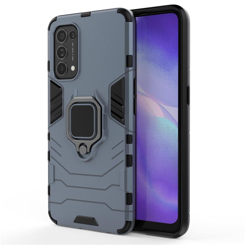 For Oppo Reno 5 5G Case Bumper Armor Magnetic Suction Stand Full Cover For Oppo Reno 5 5G Case Cover For Oppo Reno5 5G 6.43 inch