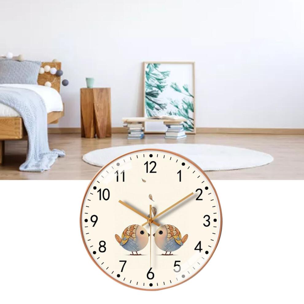 Semplice Orologio da Parete da 8 Pollici Decorazione in Quarzo per la Casa, Ticchettio Silenzioso, Soggiorno Camera da Letto