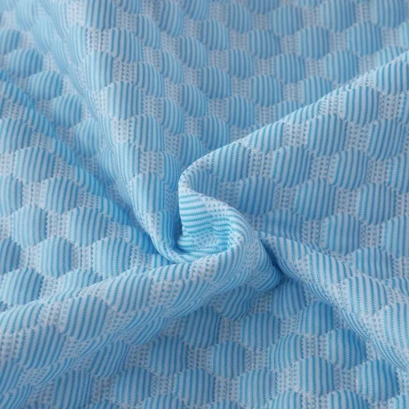 Sommer Kühlkissenbezug Einfarbig Eisbohne Bohnenkissenbezug Kühle Haptik Klimaanlagenbezug Waschbar (Kein Kissen) 48x74cm