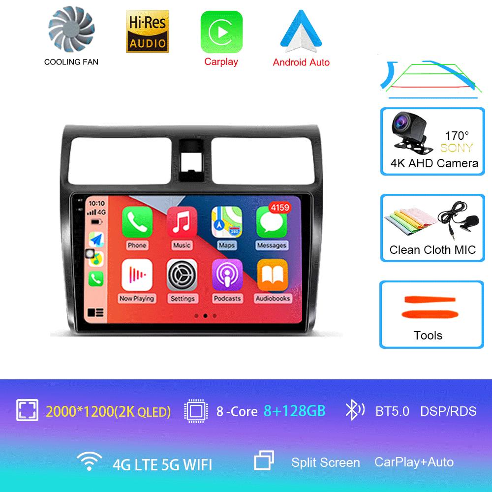 Android 14 For Suzuki Swift 3 2003 - 2010 Car Radio Multimedia Video Player Navigation Stereo GPS No 2din 2 Din Dvd