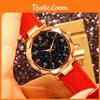 Stylish Women Wristwatch Featuring A Luminous Starry Sky And Rhinestone Details