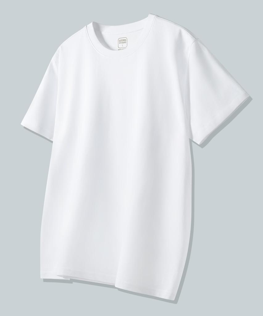 UNTAPPED STUDIO [6Pack] Pure Cotton 24-Count Long Layered Short Sleeve T-Shirt