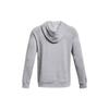 Under Armour Rival Graphic Fleece Hoodie Men Tops Grey 1370349-011