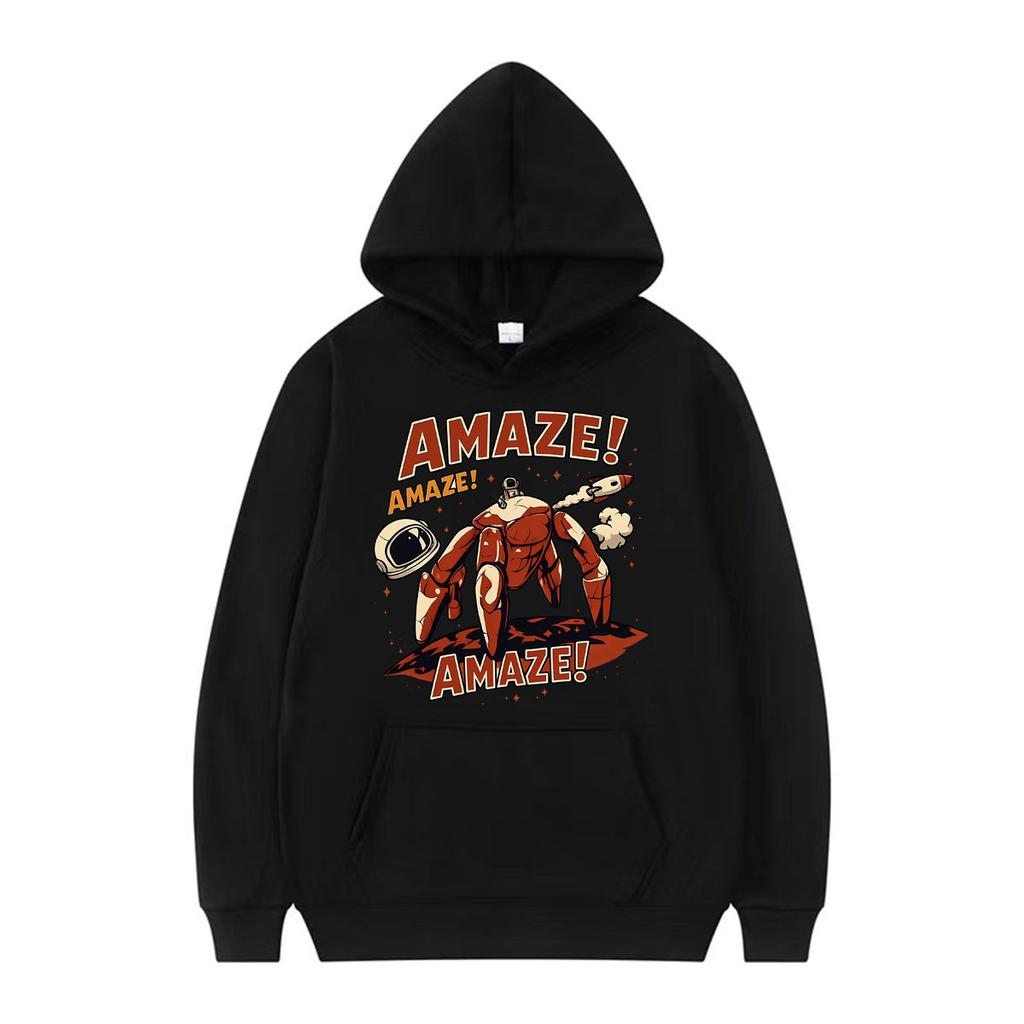 Funny Amaze Rocket Rocky Project Hail Mary Hoodies Unisex Fashion Vintage Long Sleeve Sweatshirts Oversized Hoodie Streetwear
