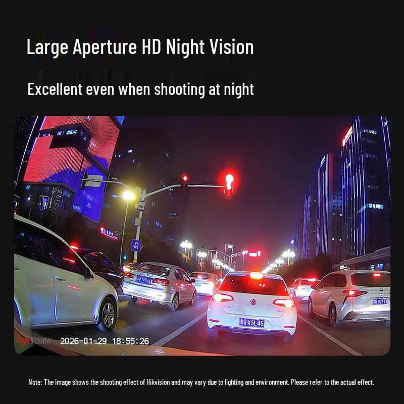 Hikvision N6+ 2K Dual Dash Cam (CN version)