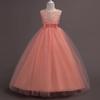 European and American Princess Lace Floor-Length Girl's Evening Dress