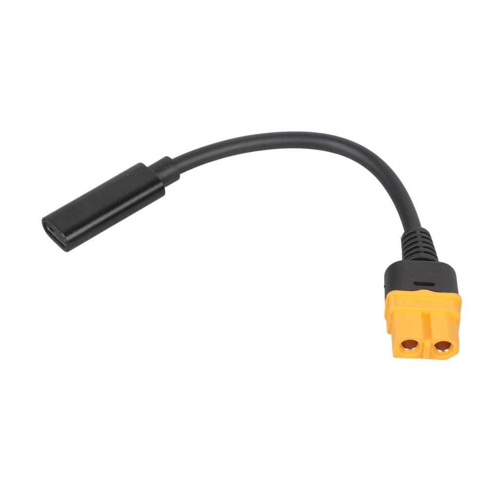 Type C To XT60 Female Power Converters Cable 100W For Lithiums Batteries And Drones