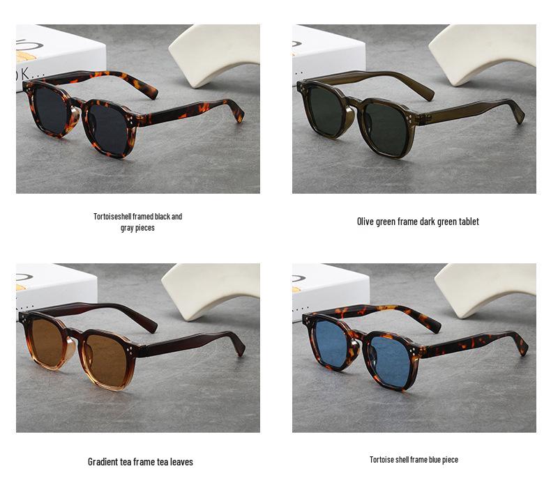 2025 Retro Oval Small Frame Sunglasses - High-End, UV Protective, Unisex Style