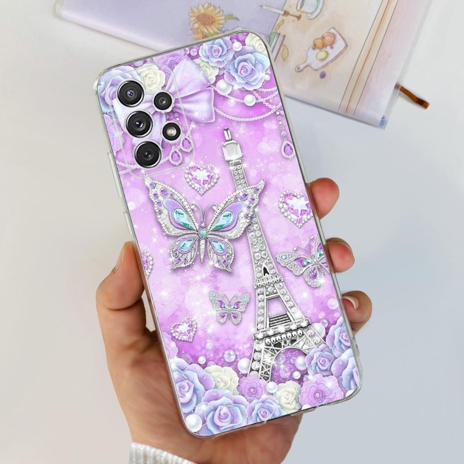 For Samsung Galaxy A32 4G Case Sm-A325F Soft Silicone Stylish Painted Cover Case For Samsung A32 A 32 5G A326B Back Cover Bumper