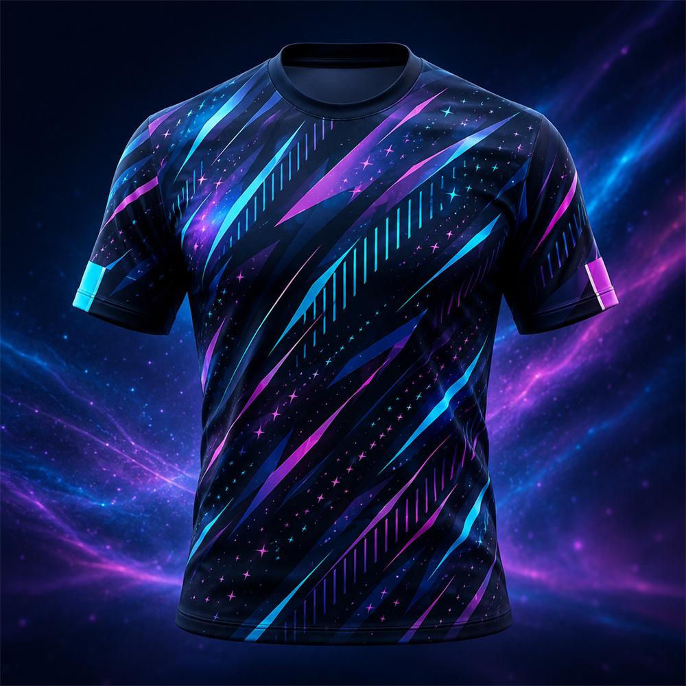 Men's Abstract Graphic Print T Shirt Short Sleeve Casual Summer Tee 3D Design Streetwear Top Quick Dry Lightweight Outdoor Wear
