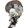 Hair Accessory for Coming-of-Age Ceremony, Pre-wedding Photoshoot, After-party, Graduation Ceremony, Entrance Ceremony, Chrysanthemum, Baby's Breath,