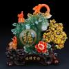 Exquisite resin gourd decorations, wine cabinet, living room handicrafts, opening gifts feng shui  home decoration accessories