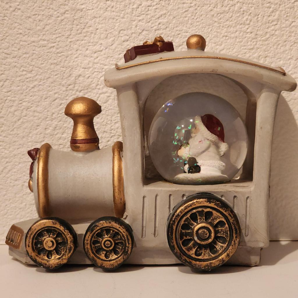 Minami Boeki Snow Globe Antique Style Christmas Santa Claus Christmas Tree Teddy Bear Fixture Interior Display Antique SL Ball (Ivory (Glass 4.5cm))