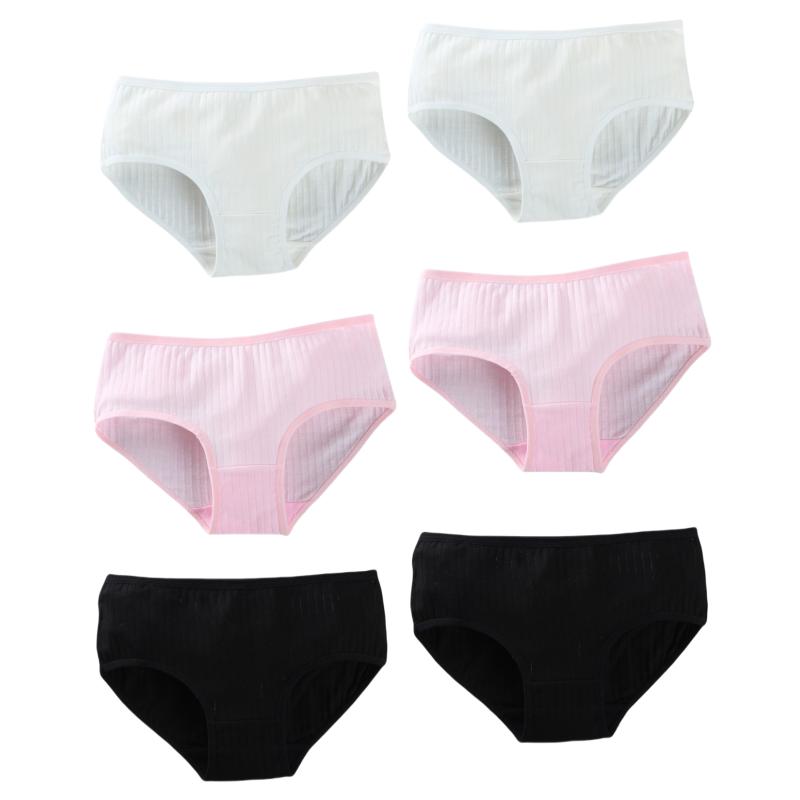 6PC Mädchen Slips Höschen Unterwäsche Baumwolle/Spandex Boxer Teenager Teenager Junge Kinder 10-16 Jahre