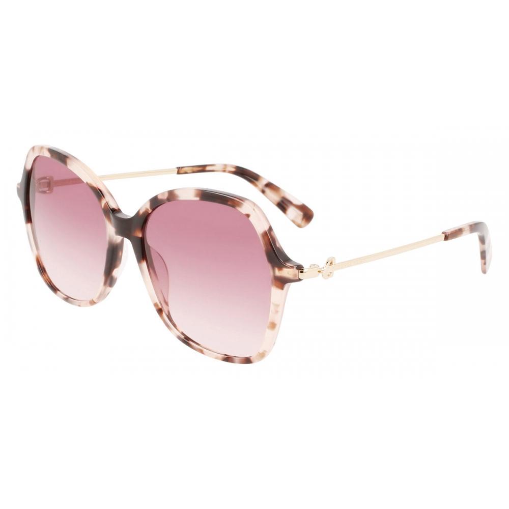 

Longchamp Women s 57 mm Pink Sunglasses LO705S 690 rose havana