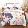 Koito Koganei & Elda Bedding Set Single Twin Full Queen King Size Bed Set Adult Kid Bedroom Duvet cover Sets Anime Bed Sheet Set