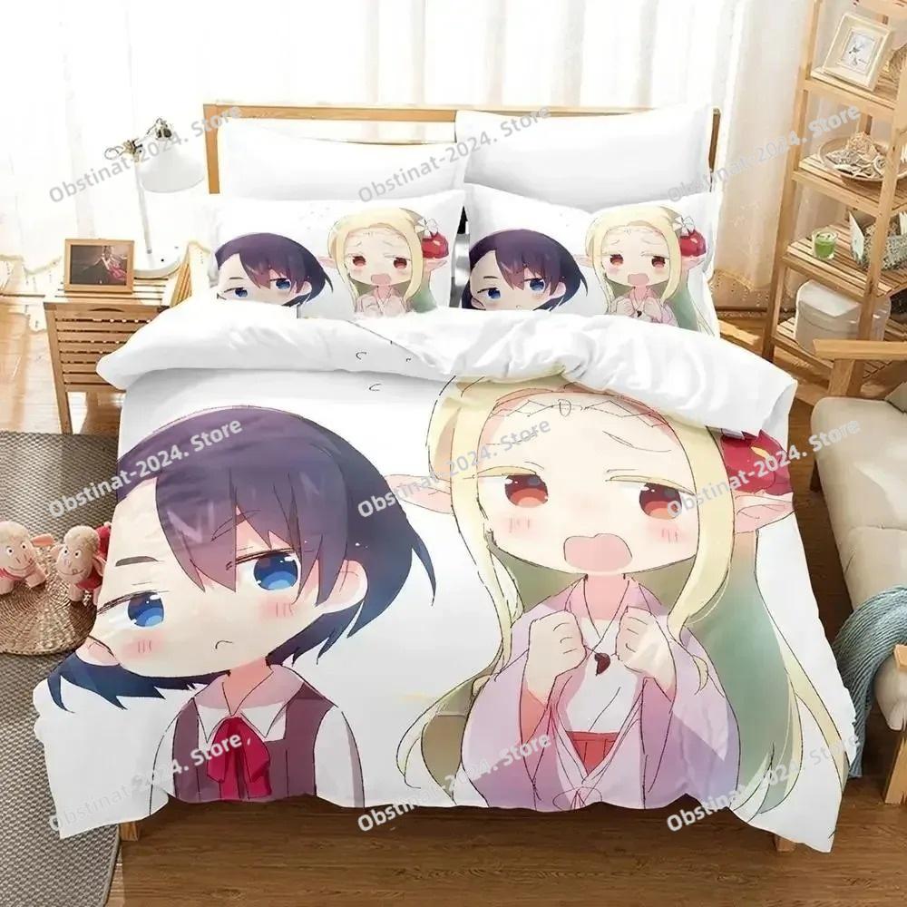 Koito Koganei & Elda Bedding Set Single Twin Full Queen King Size Bed Set Adult Kid Bedroom Duvet cover Sets Anime Bed Sheet Set