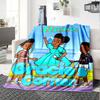 Custom Name Gracie's Corner Theme Printed Blanket - Perfect for Couch, Bed, Travel & Outdoor Use | Machine Washable, Cozy & Durable.